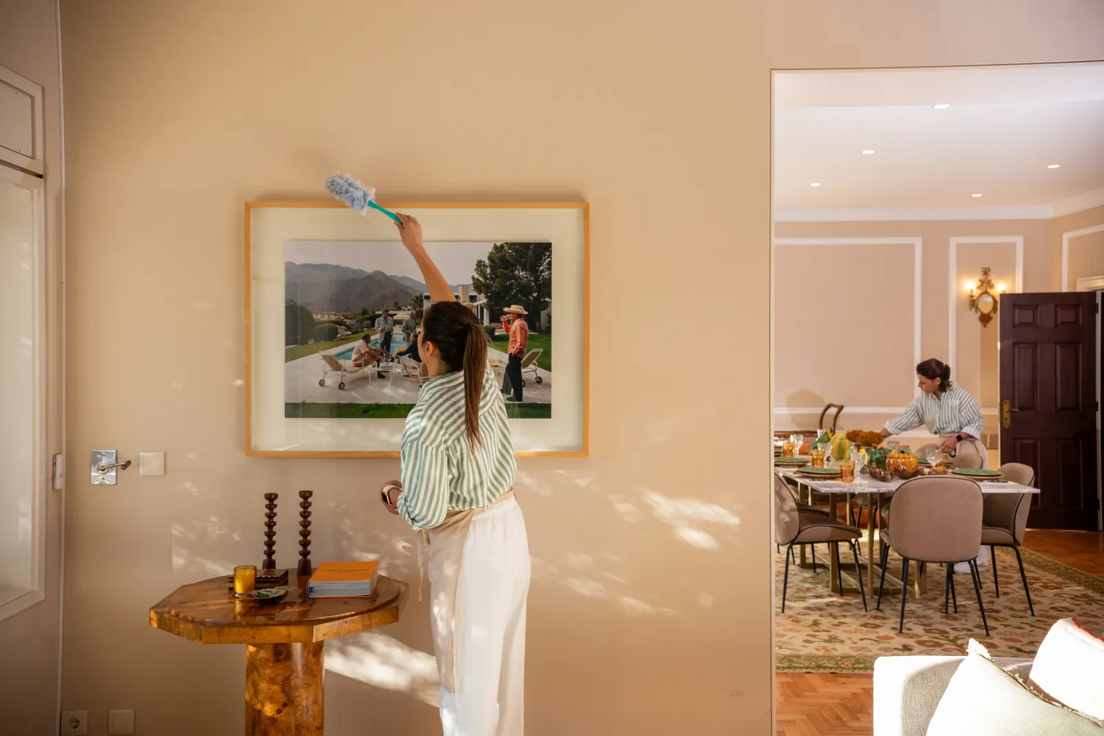 Interior of a luxury private villa managed by Portugal Active